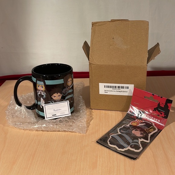 Fire Force Ceramic Coffee Mug/ Vanilla Air Fresher. - Picture 5 of 8